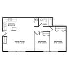 2BR/1BA