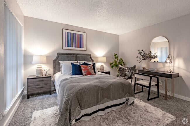 1 habitación, 1 baño - 688 pies cuadrados - Dormitorio - The Paisley