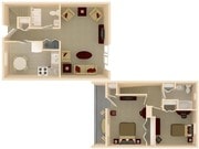 2BR/1.5BA