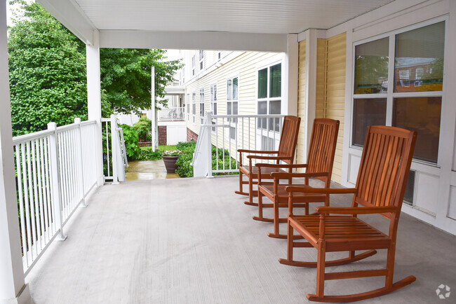 Community Porch - Birchwood at Ambler (62+ Senior Community) Rental