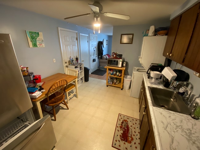 Eat in kitchen with in unit laundry