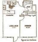 1BR/1BA