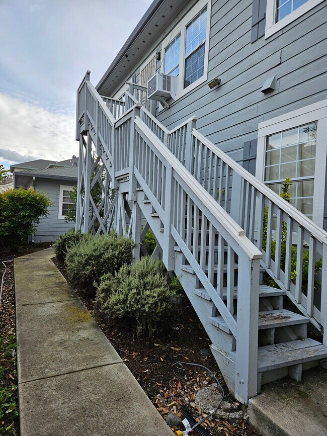 Stairs have been remodeled since then - 523 W 6th St Unit #B