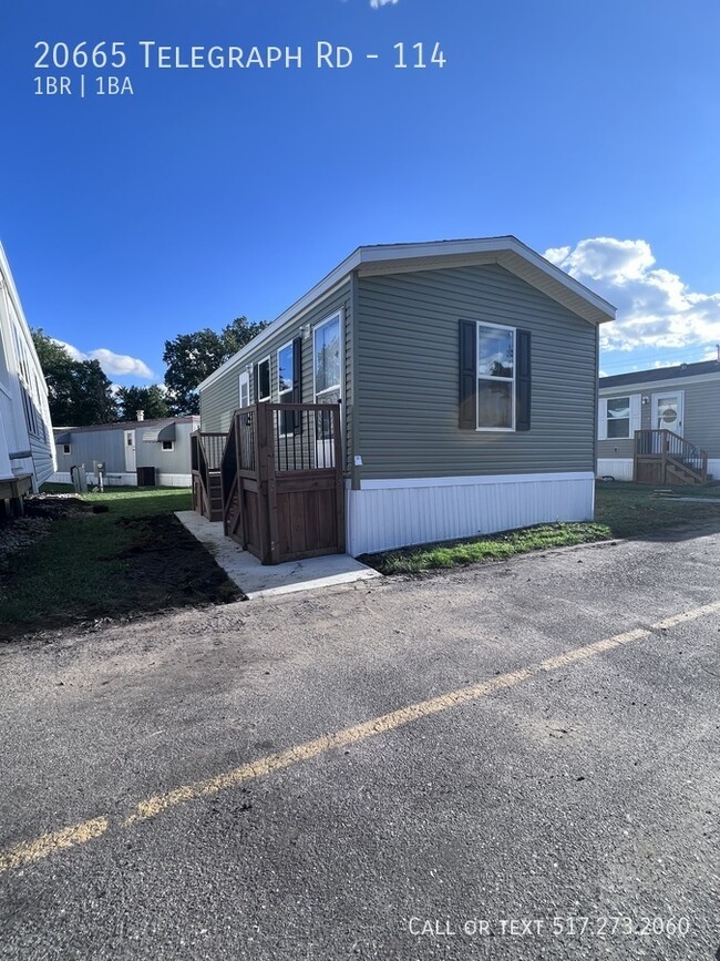 1 Bedroom Fairmont Mobile Home - 1 Bedroom Fairmont Mobile Home Unit 114