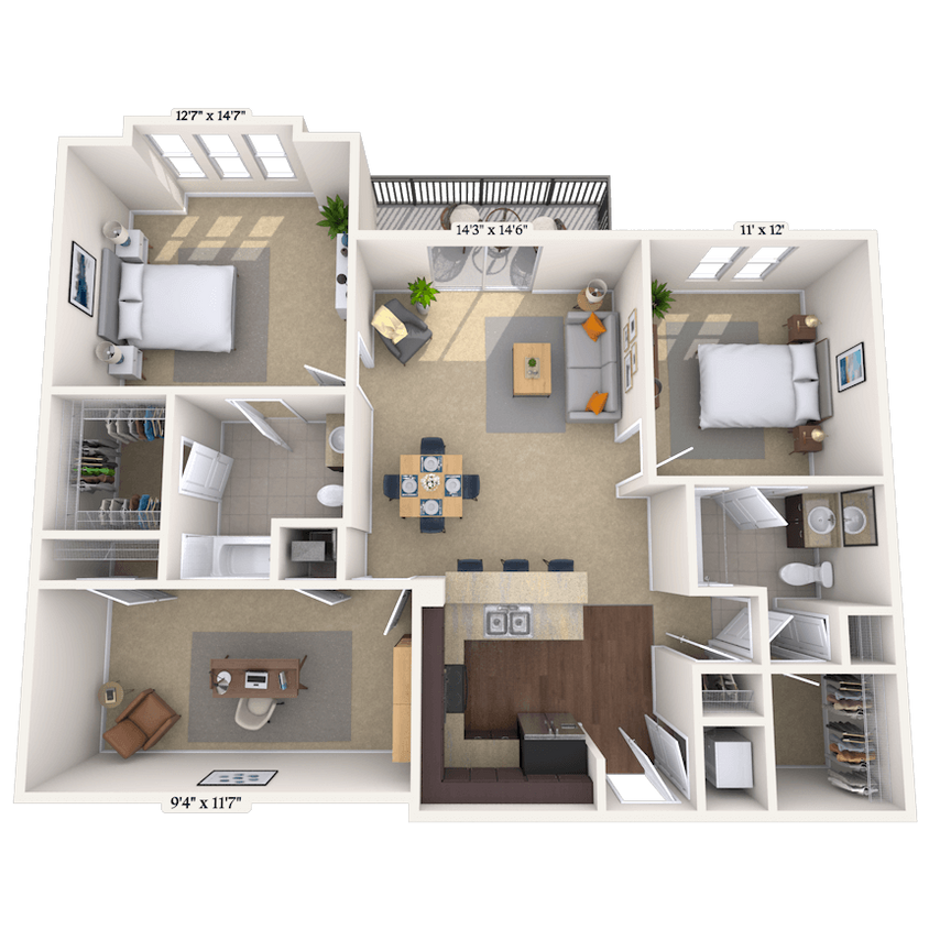 Floor Plan - Paris
