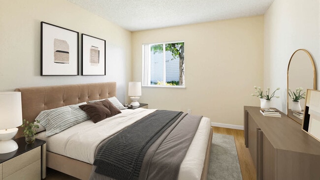 Bedroom with Hard Surface Flooring