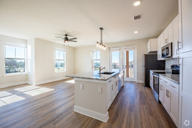 3BR, 2BA - Kitchen and Living