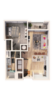 Inkwell Watters Creek - A1C Floor Plan