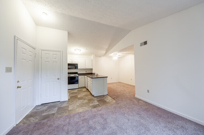 Living Room, Kitchen, Dining Room