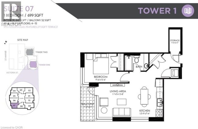 Photo - 100 Garment St Unité 1507