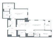 Plano de planta B2D3 Hoboken Point