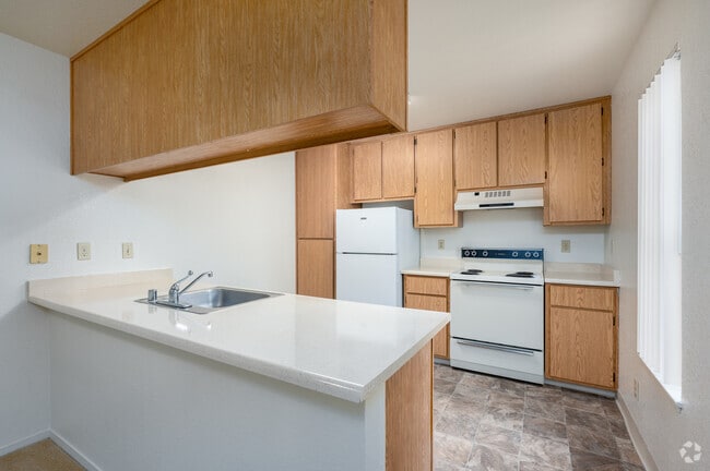 2BR, 2BA - 890SF - Kitchen - Springview Oaks Apartments