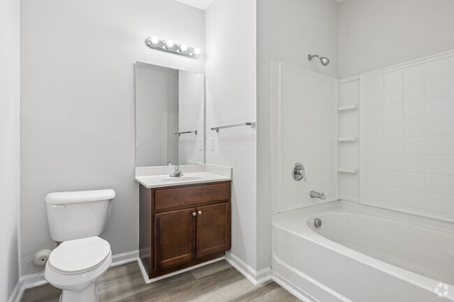 3BR, 2BA - 1,275SF - Primary Bathroom