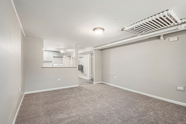 Living Room Facing Kitchen - 1820 Grove Ave Unit B