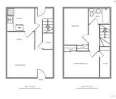 Two-Bedroom, One-Bathroom Townhouse