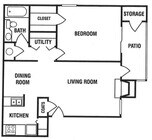 1 Bed / 1 Bath