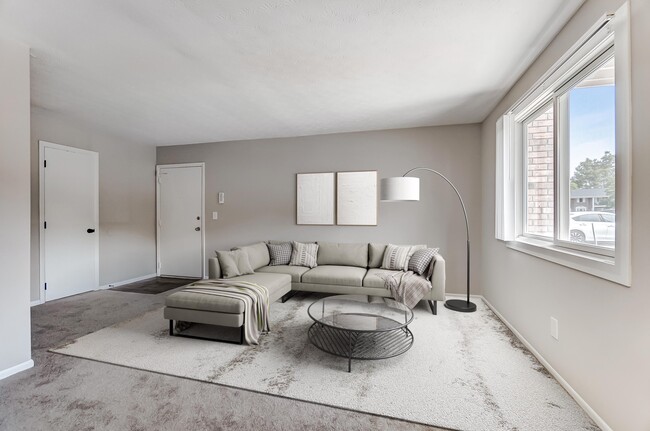 2 BED | 1.5 BATH - Reno Living Room - Northcrest Garden Apartments