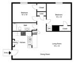 2BR/1BA