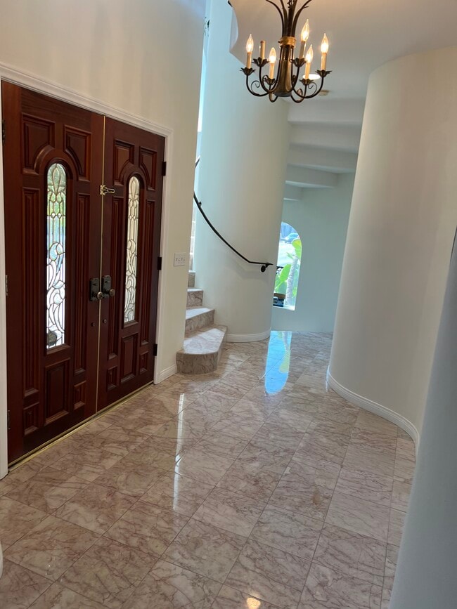 Entrance to house.Entire house painted, marble floors just finished!! Getting there!! - 4113 Highland Ave
