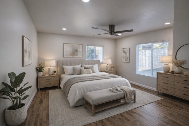 virtually staged bedroom - 4823 5th Ave Unit 1/2