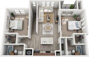 B1-A floor plan Enclave Falcon Pointe