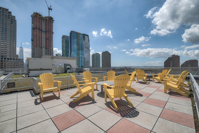 Enjoy Hudson River and NYC views from our rooftop