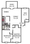2BR/1BA
