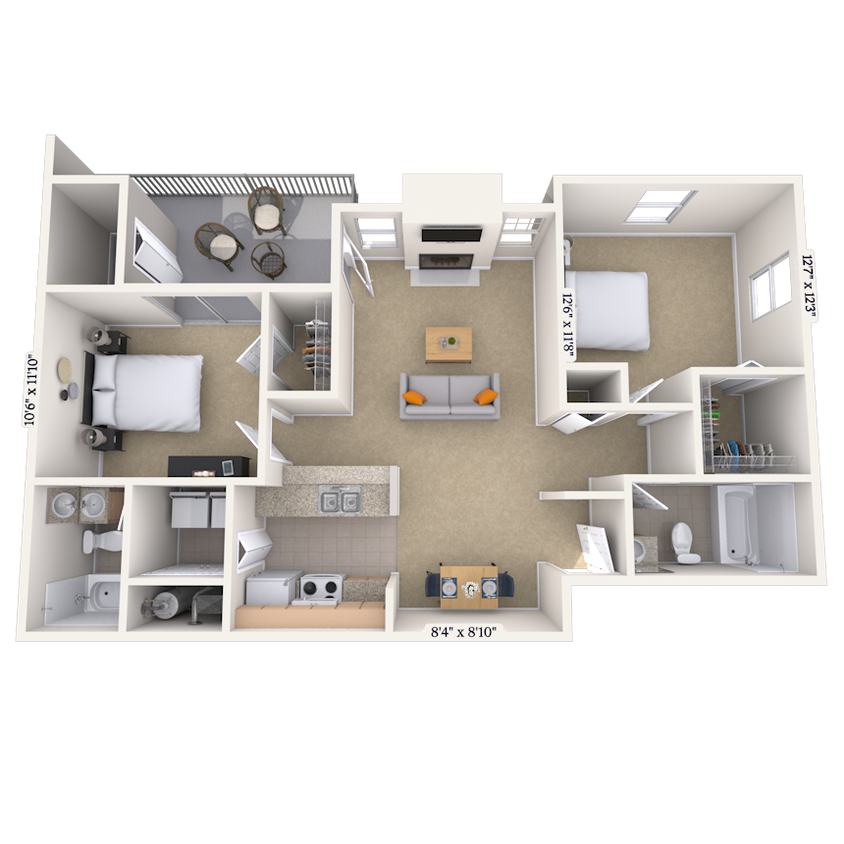 Floor Plan - The Magnolia