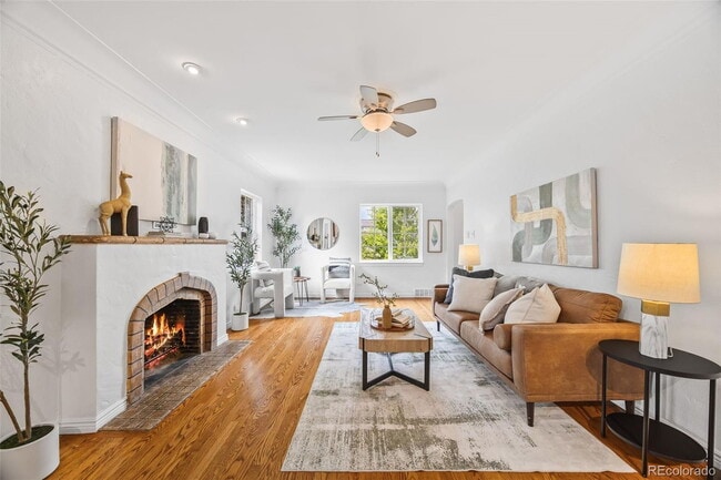 Photo - "Spacious 5-Bedroom Gem with Hardwood Floors & Cozy Fireplace in Denver's Heart!"