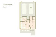 Explore Floor Plan C's efficient layout with a generous two-car garage.