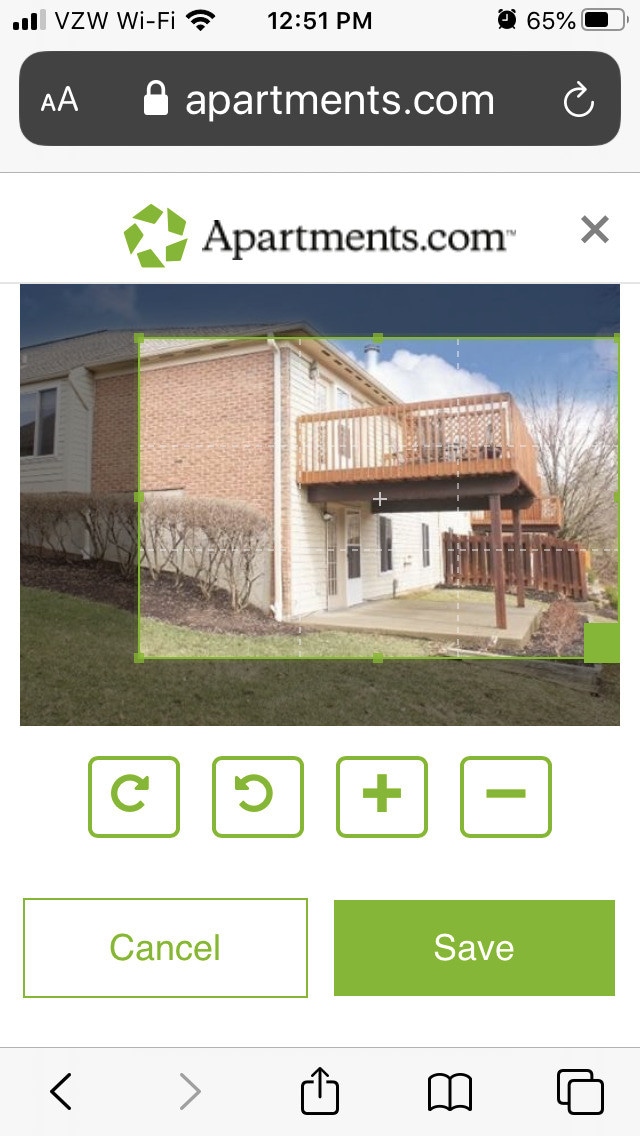 Back side deck - 11117 Jardin Pl Unit 1