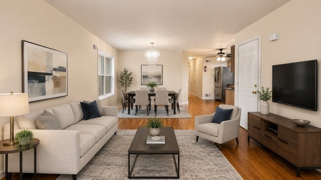 LIVING ROOM - VIRTUALLY STAGED - 226 Bond St Unit APT 1