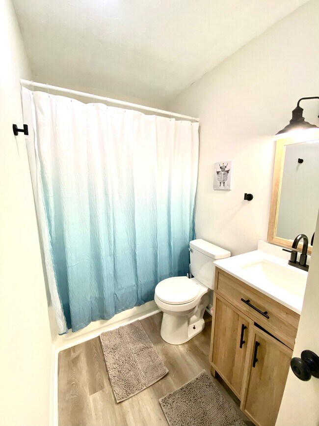 Newly renovated bathroom with shower - 145 E Wellington Ave Apartments Unit 4