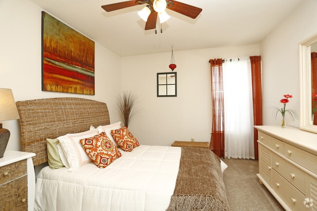 2BR, 1.5BA - 950sf- Master Bedroom