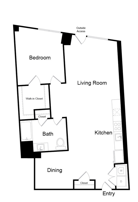 Serenity - A21.HC - 1 Beds - 1 Baths - 960 Sq. ft. - A21.HC