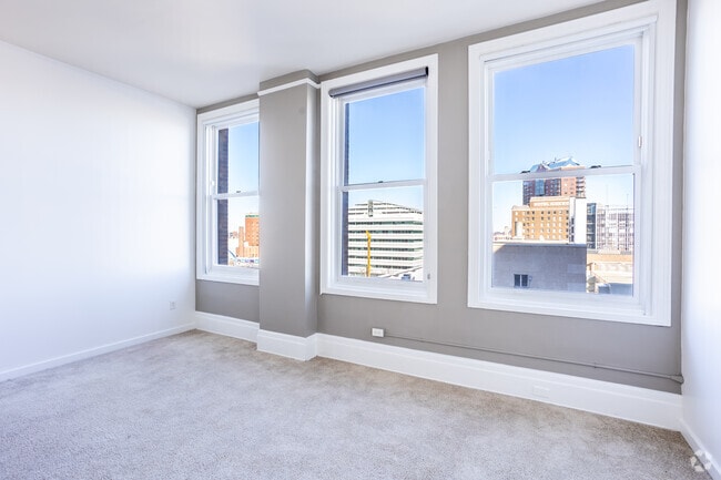 Estudio - 436SF - Sala de estar - The Fleming Building