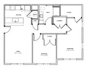 Midway 2-Bedroom 1-Bathroom