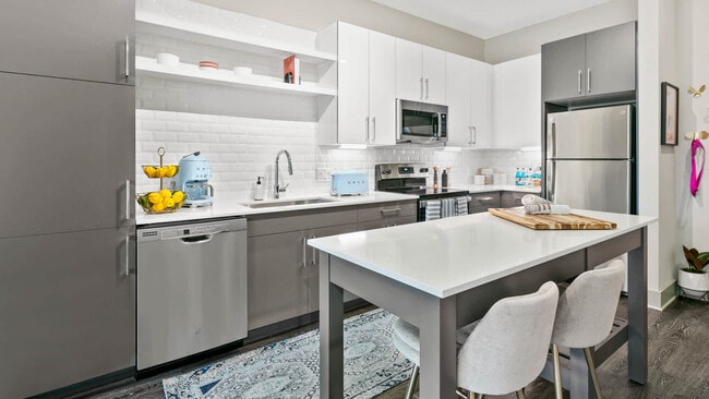 Kitchen with Stainless Steel Appliances