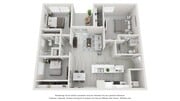A photo of our 3x2 floor plan, The Slate.