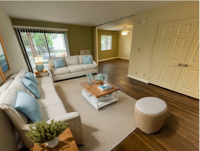 Living Room - Virtually Staged (Furniture Not Included) - 300 East Tujunga Rental