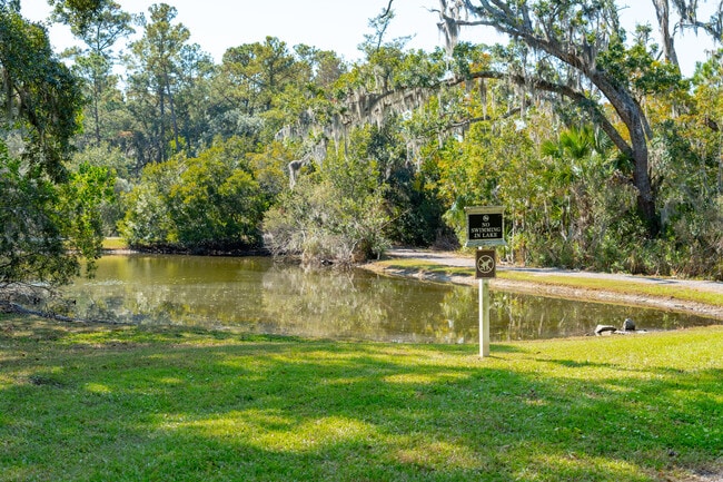 Community pond and walking trail
