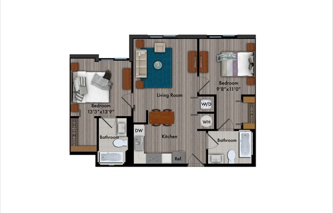 2 Bedroom / 2 Bathroom - SILVER CREEK