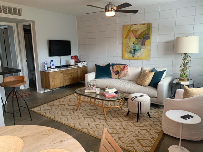 Living Room - 1202 Newning Ave Unit Apartment Travis Heights