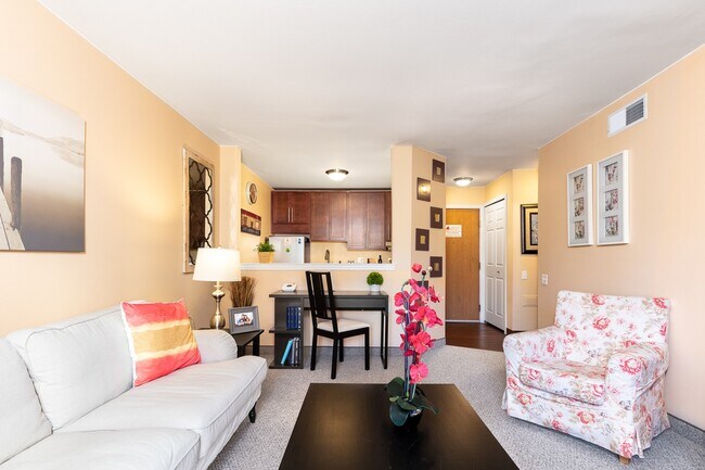 1 BR, 1 BA - Stadium Premium Living Room w/Kitchen