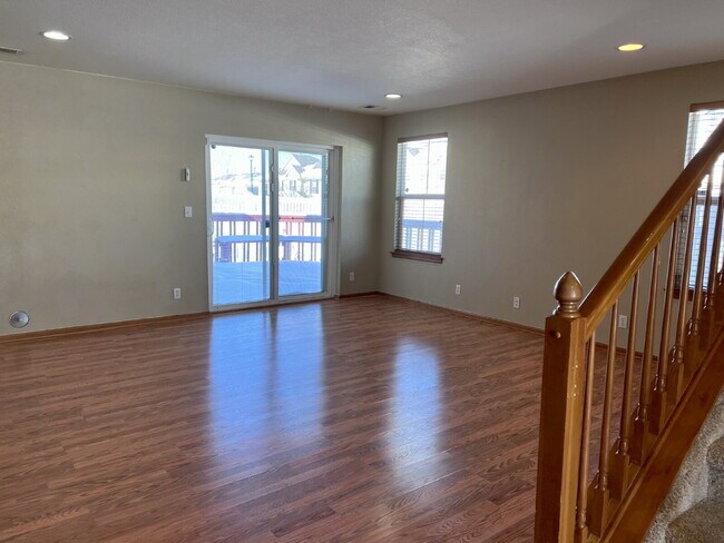 Photo - Beautiful 3 Bed/2.5 Bath End Unit Two-Level Townhome! Wonderful Deck off Living Room with backyar...