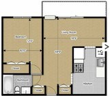 2BR/1BA