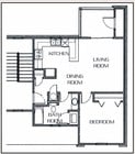 1BR/1BA