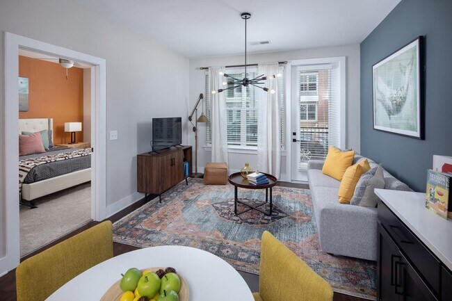 1BR, 1BA - 768SF Living Room - Broadstone Junction