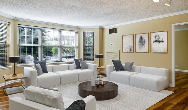Spacious living room built for entertaining