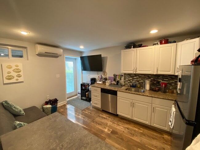 Kitchen/Living Room - 3541 Holmead Place Northwest Apartments Unit 2 - Basement